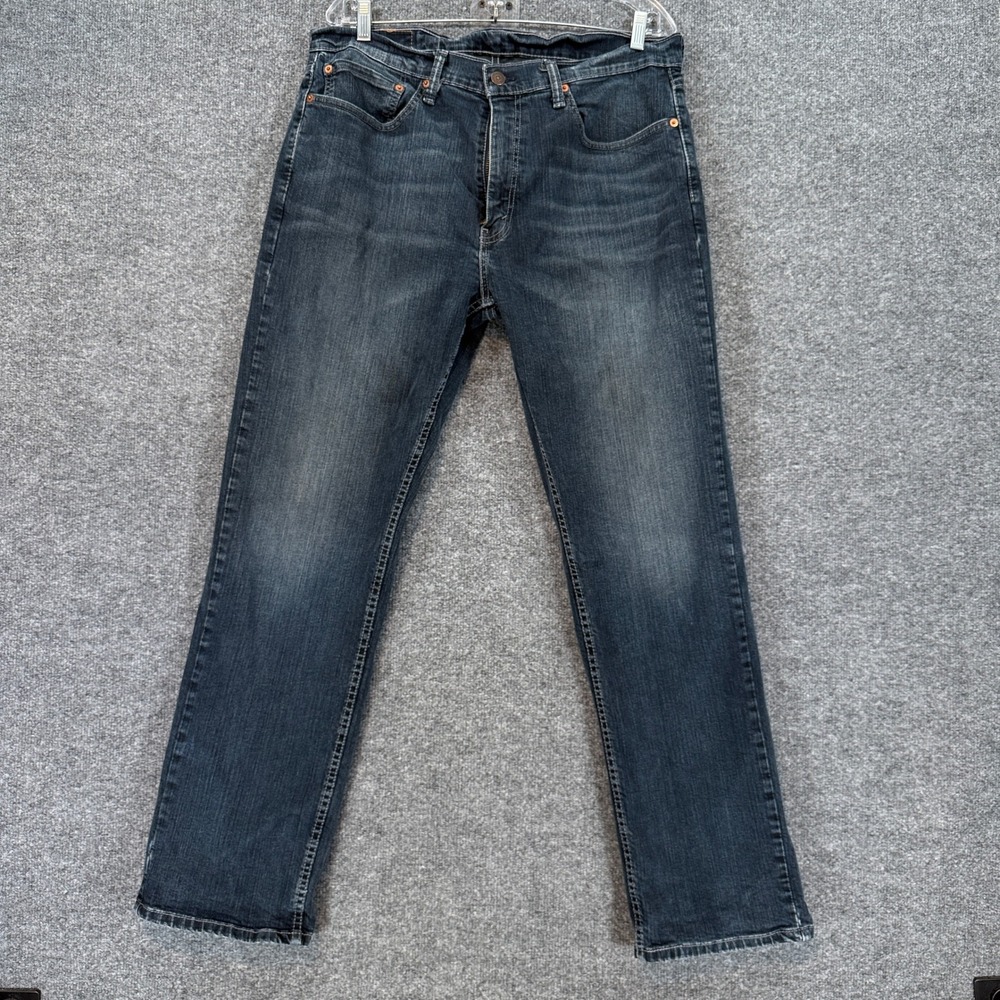 Levi's 559 Relaxed Straight Jeans Mens 36x29 Dark Wash Faded Denim Classic